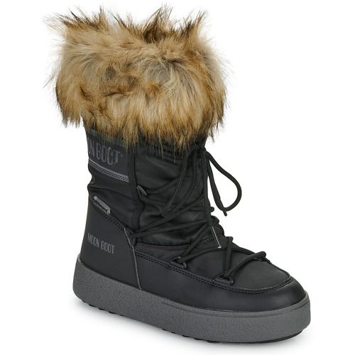 Scarpe da neve Donna MOON BOOT LTRACK MONACO LOW WP in Nero, ideali per affrontare l'inverno con stile e comfort. Design alla moda e calzata perfetta per la neve, perfette per le attività all'aperto. Acquista ora per un look trendy e funzionale.