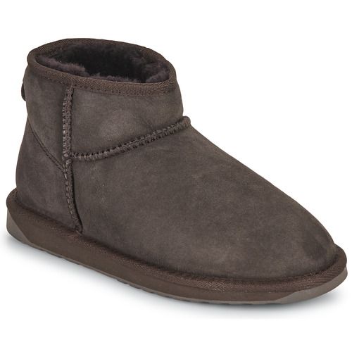 Scarpe da neve donna EMU STINGER MICRO CHOCOLATE Marrone, eleganti e calde, perfette per l'inverno. Realizzate in morbido materiale, queste scarpe offrono comfort e stile. Ideali per affrontare il freddo e la neve, queste scarpe da neve sono un must-have per il tuo guardaroba invernale. Acquista ora per un look chic e funzionale!