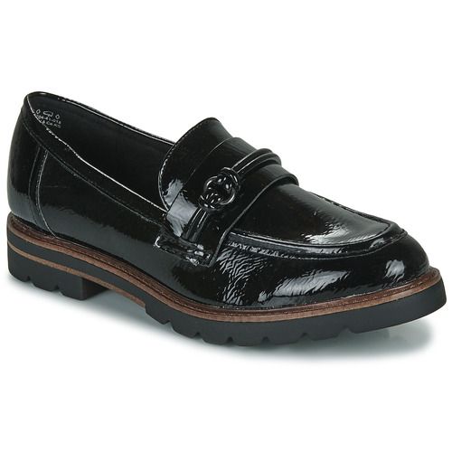 Mocassini Donna Marco Tozzi MALVENE Nero - Eleganti e versatili, questi mocassini in vera pelle offrono comfort e stile per ogni occasione. Perfetti per look quotidiani e formali, ideali per la stagione primaverile ed estiva. Acquista ora il tuo paio di mocassini Marco Tozzi MALVENE per un tocco di classe e raffinatezza al tuo guardaroba.