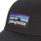 Casquette trucker Patagonia P-6 Logo Lopro noire pour homme - 3