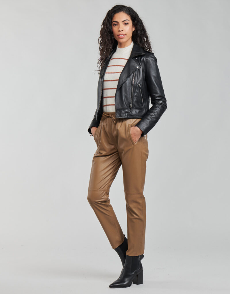 Pantalon souple marron Oakwood GIFT / Knickerbockers pour femmes - 3