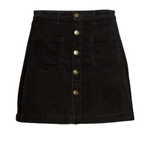 Gonne corte  Only  ONLAMAZING HW CORD SKIRT PNT  Nero -  Gonne corte Abbigliamento Donna
