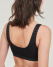Brassiere Emporio Armani ALL OVER LOGO MESH BRALETTE Nero Brassiere Donna - 4