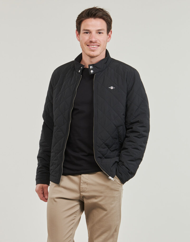 Jacke Gant QUILTED WINDCHEATER Schwarz Giubbotti Herren - 2