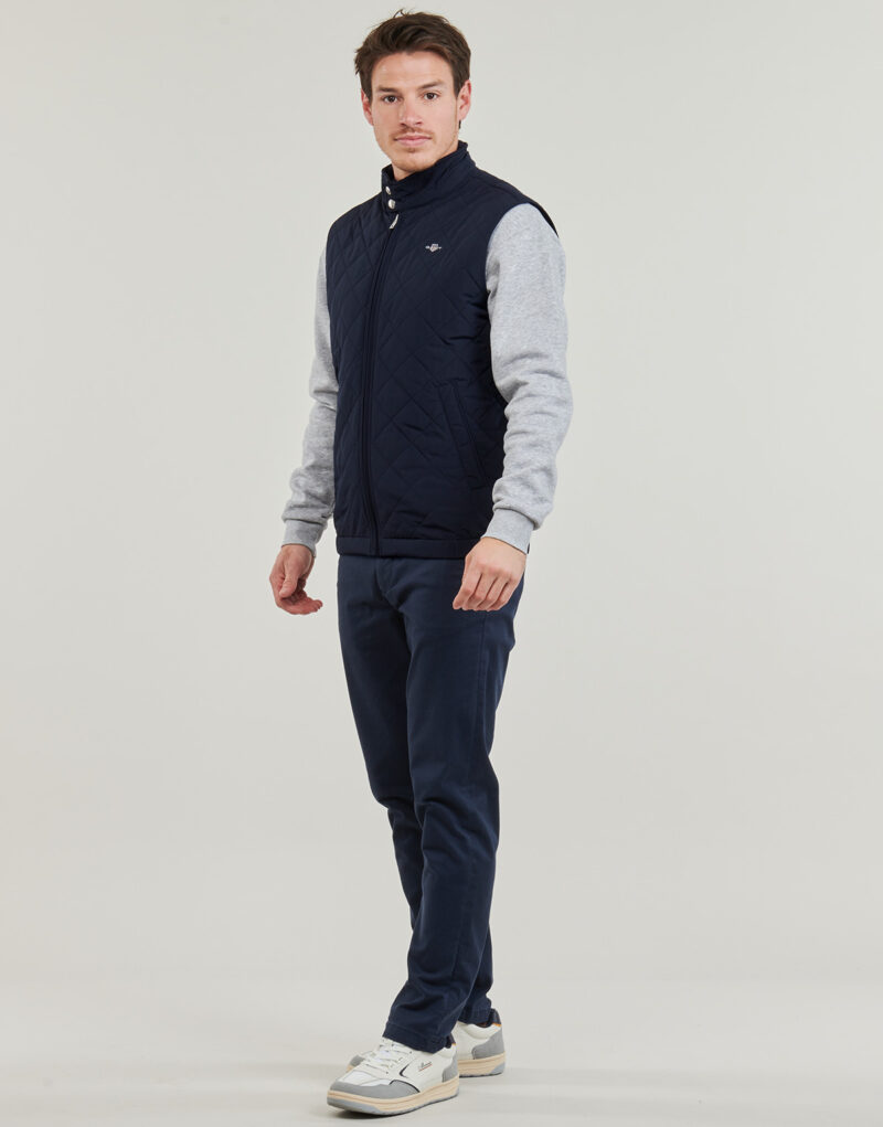 Piumino Gant QUILTED WINDCHEATER VEST Blu Piumini Uomo - 3