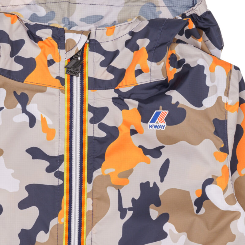 giacca a vento ragazzo K-Way P. LE VRAI 3.0 CLAUDE GRAPHIC Multicolore giacca a vento Bambino - 3