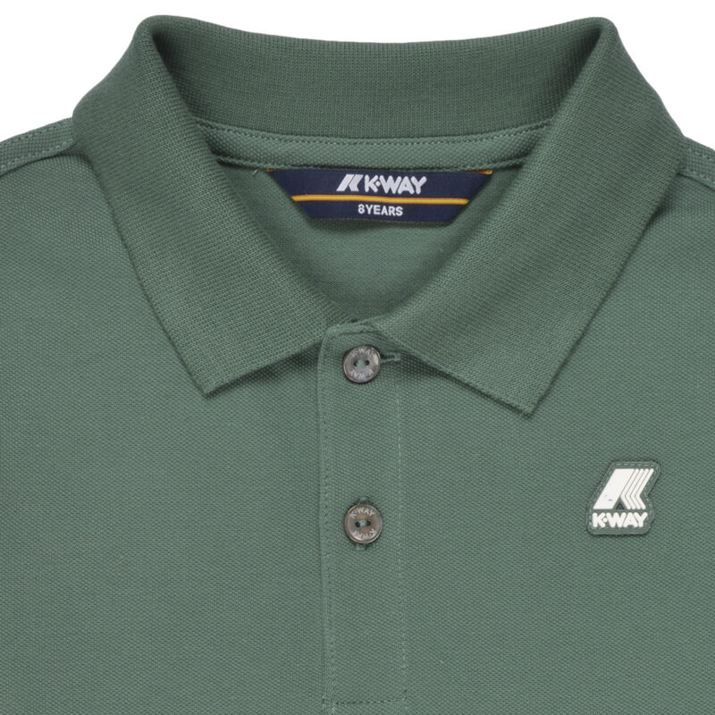 Polo ragazzo K-Way P. VINCENT Verde Polo Bambino - 3