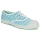 Bensimon SUMMER CHECKS Blaue Low Sneakers Damen - Gr&ouml;&szlig;e 1