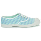 Bensimon SUMMER CHECKS Blaue Low Sneakers Damen - Gr&ouml;&szlig;e 2