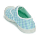 Bensimon SUMMER CHECKS Blaue Low Sneakers Damen - Gr&ouml;&szlig;e 5