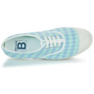 Bensimon SUMMER CHECKS Blaue Low Sneakers Damen - Gr&ouml;&szlig;e 6