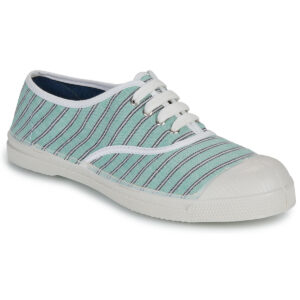 Bensimon  RAYURES  Verde -  Sneakers basse Donna