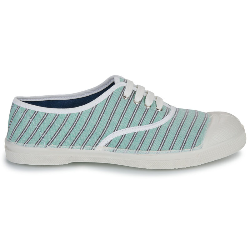 Bensimon RAYURES Green Low Top Sneakers Women - 2