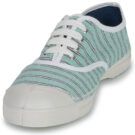 Bensimon RAYURES Green Low Top Sneakers Women - 3