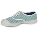 Bensimon RAYURES Green Low Top Sneakers Women - 4