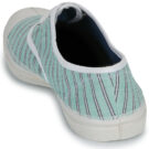 Bensimon RAYURES Green Low Top Sneakers Women - 5