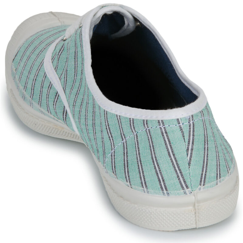 Bensimon RAYURES Green Low Top Sneakers Women - 5