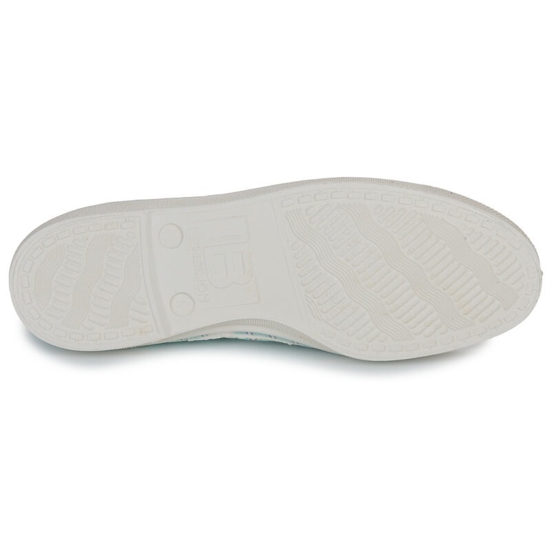 Bensimon RAYURES Green Low Top Sneakers Women - 7