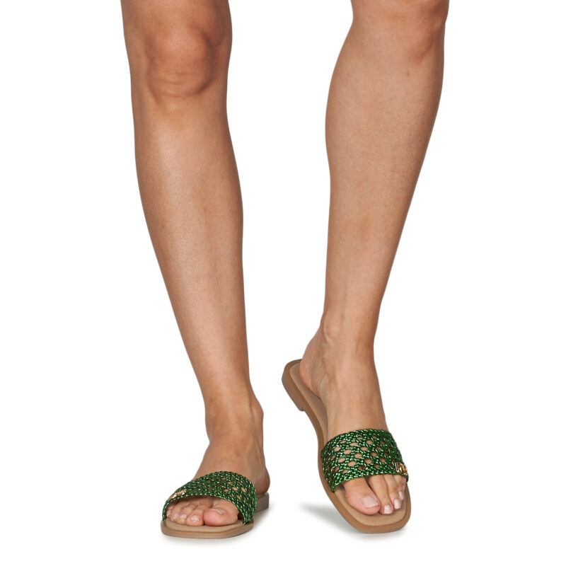 Les Petites Bombes IOLANDA Verde Ciabatta Donna - 8