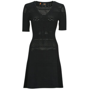 Abito corto  BOSS  C_Fanube  Nero -  Abiti corti Donna