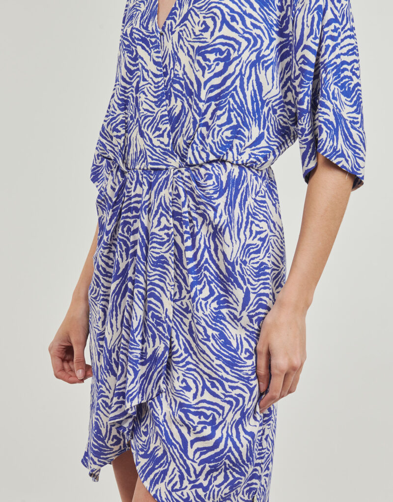 Abito Freeman T.Porter ROZA ZEBRURE Blu Abiti Lunghi Donna - 5