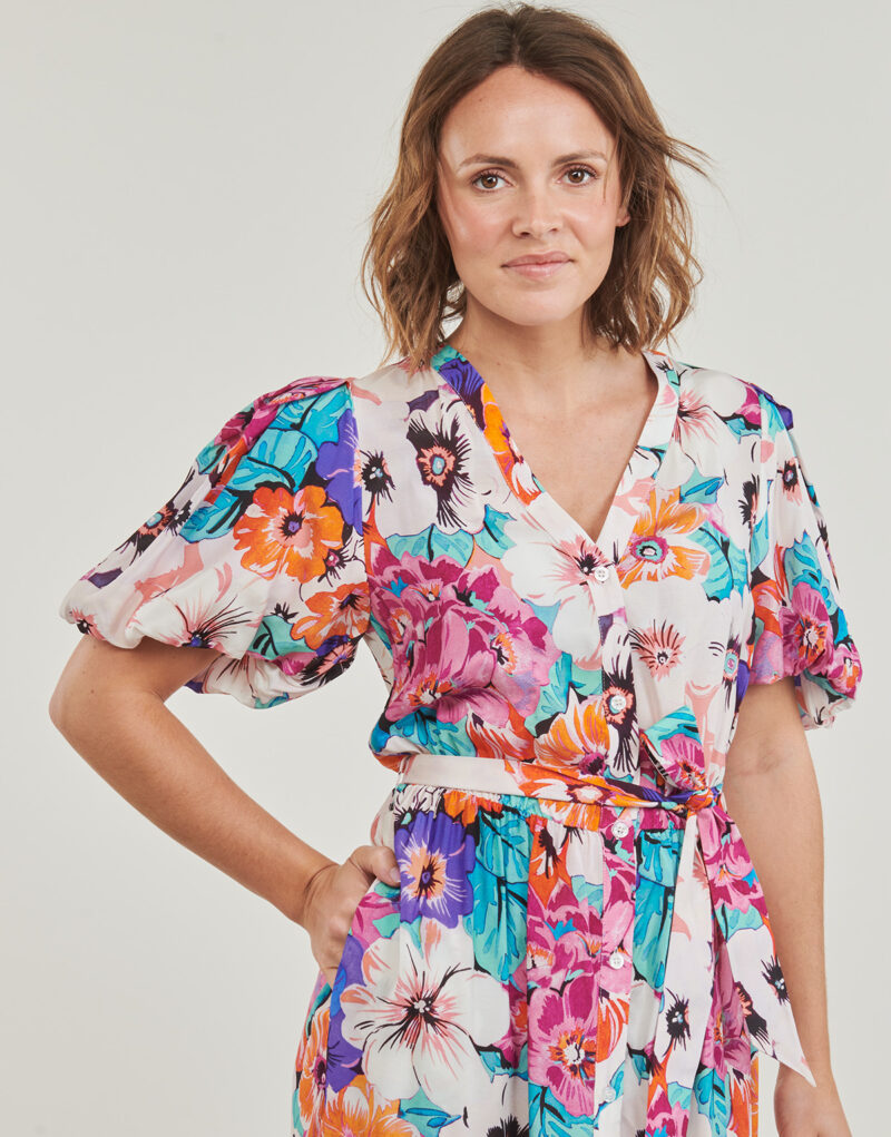 Abito   Liu Jo  MA4412  Multicolore -   Abiti Lunghi Donna - 5