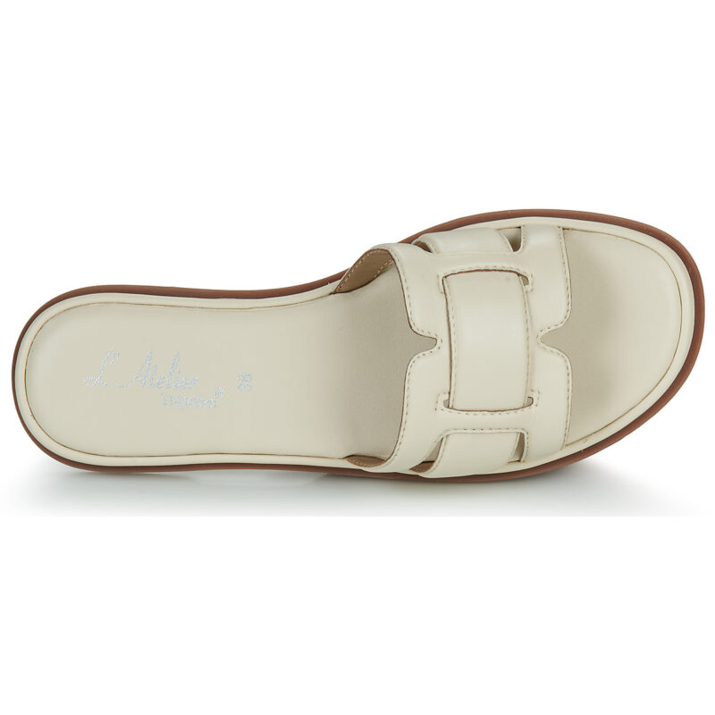 L'Atelier Tropézien SH1307B Bianco Ciabatta Donna - 6