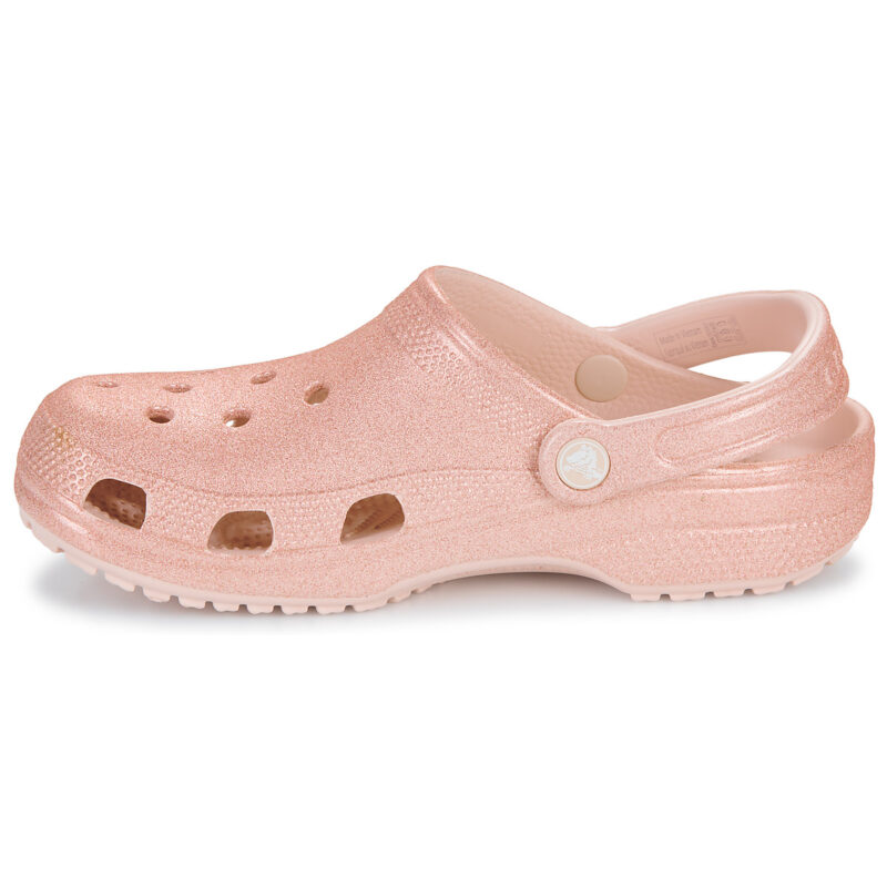 Crocs Classic Glitter Clog Rosa Zoccoli Donna - 4