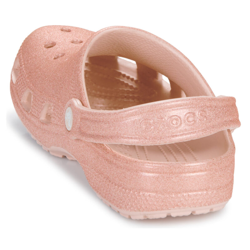 Crocs Classic Glitter Clog Rosa Zoccoli Donna - 5