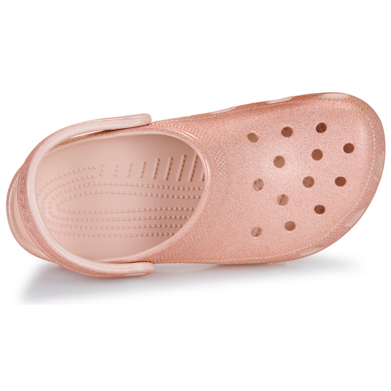 Crocs Classic Glitter Clog Rosa Zoccoli Donna - 6