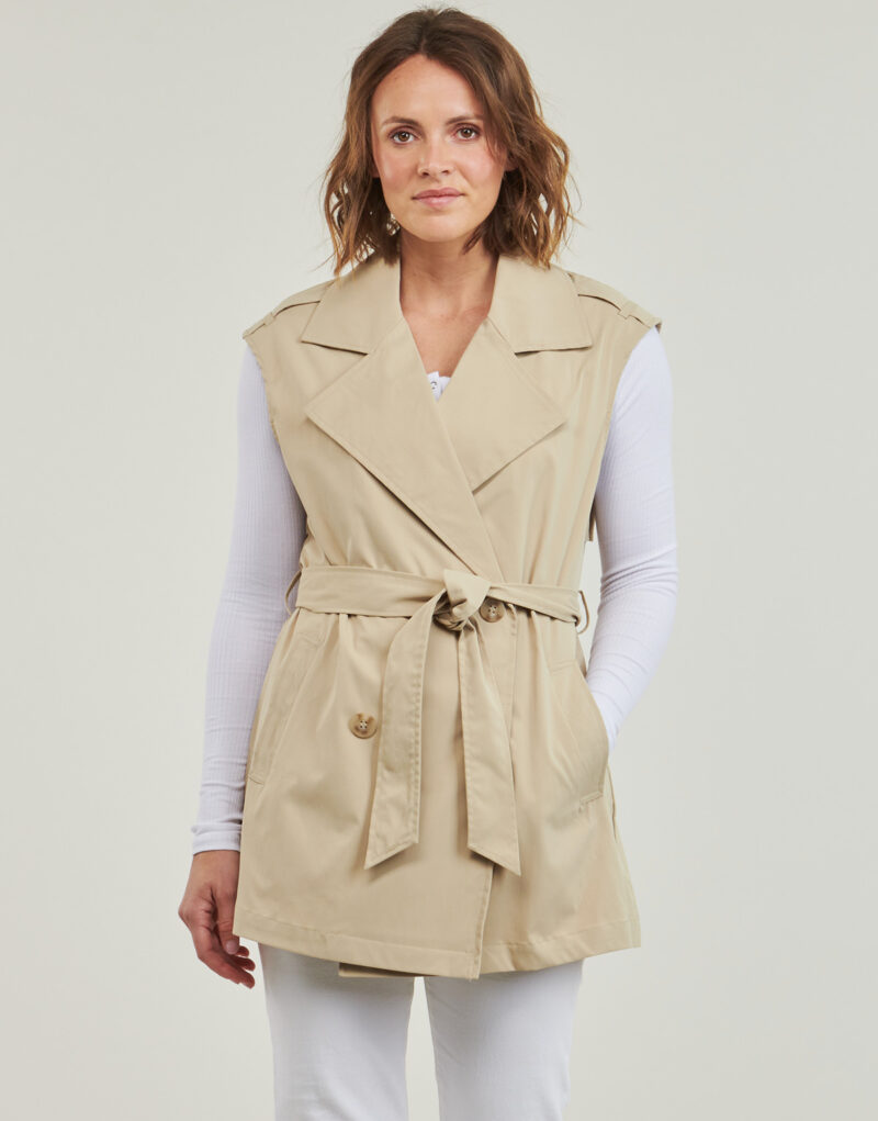 Trench Only ONLORCHID Beige Trench Femme - 2