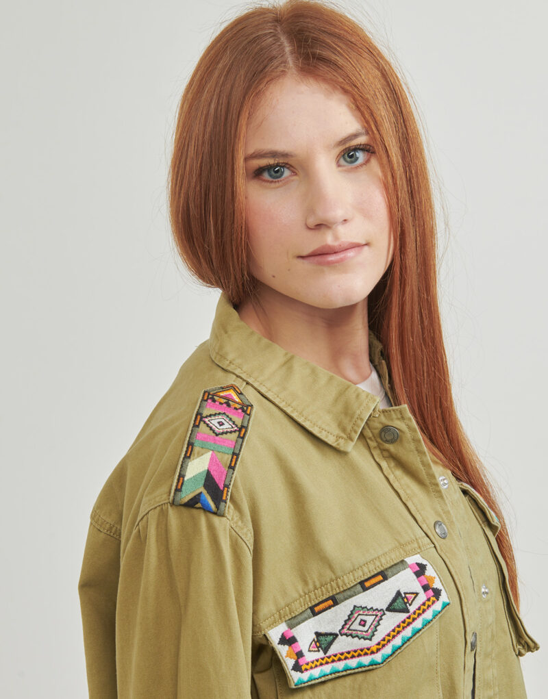 Parka  Only  ONLFOX  Kaki -   Parka Donna - 5