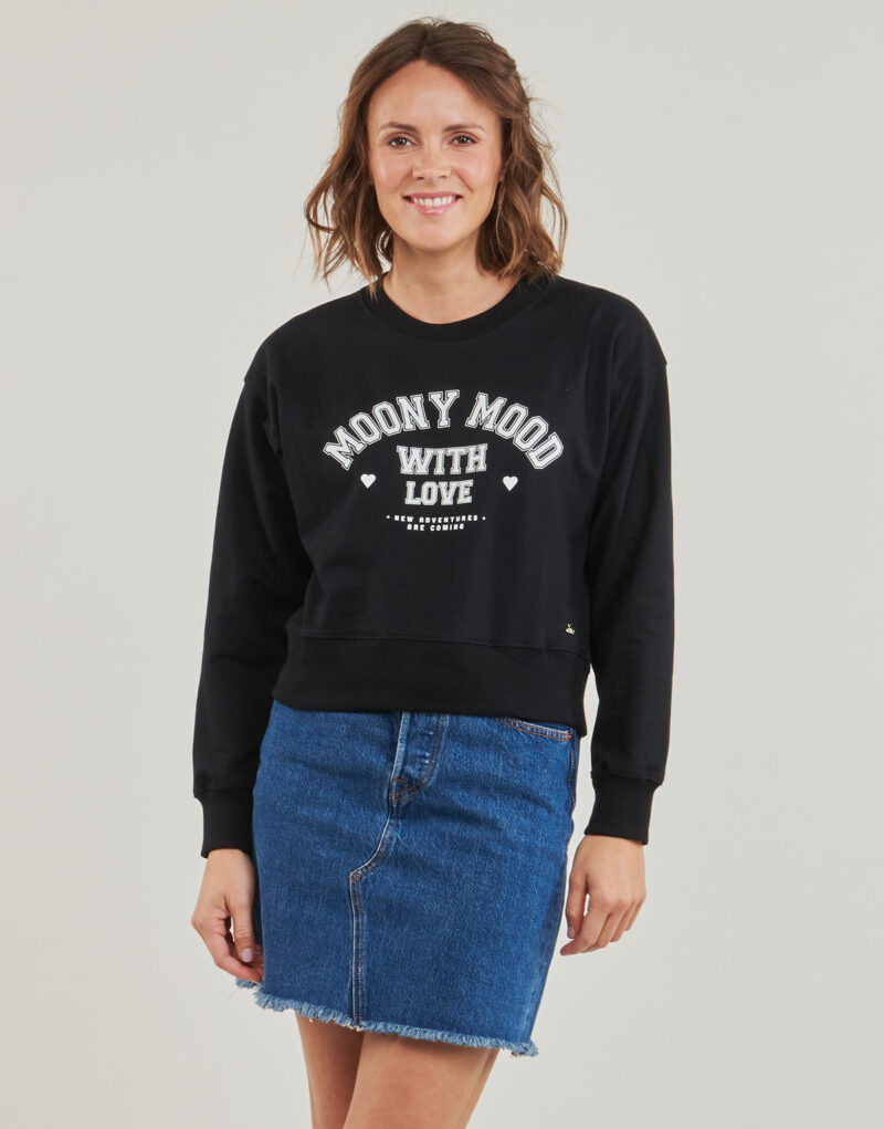 Sweatshirts Moony Mood LAURA Nero Felpe Donna - 2