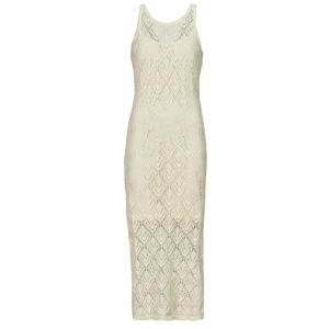Abito   Vero Moda  VMRIVIERA  Beige -   Abiti Lunghi Donna