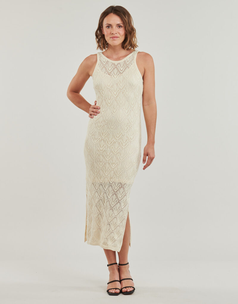 Abito Vero Moda VMRIVIERA Beige Abiti Lunghi Donna - 3