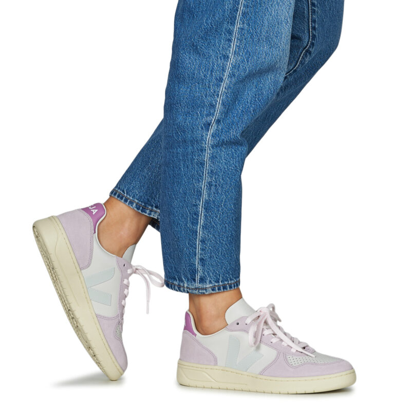 Veja  V-10  Bianco -  Sneakers basse Donna - 8