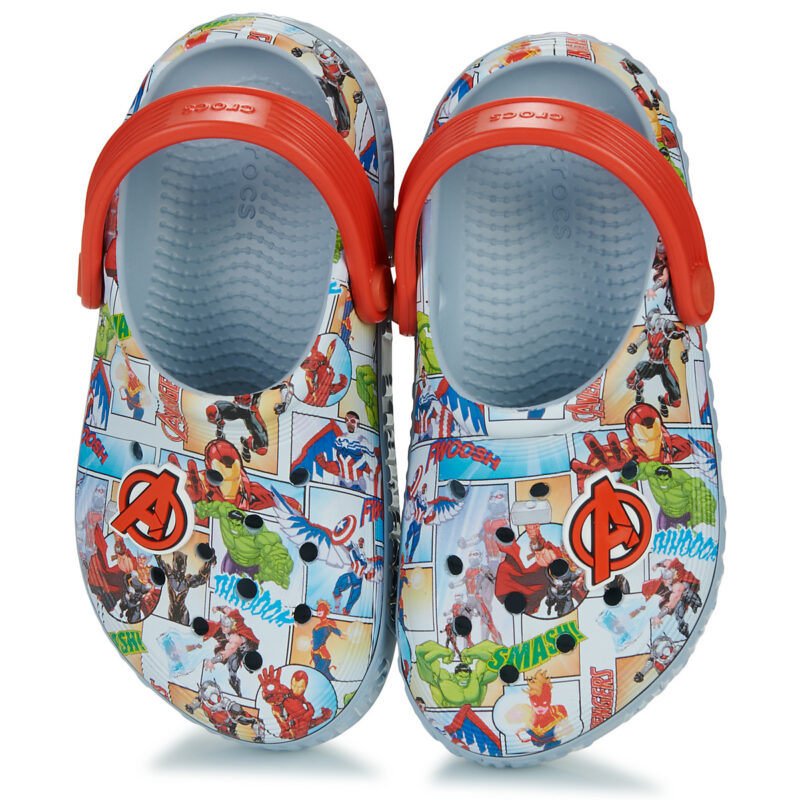 Crocs Avengers Off Court Clog K Grigio Zoccoli Bambino - 6