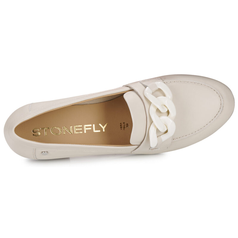Stonefly ADEL 2 NAPPA LTH Bianco Mocassini Donna - 6