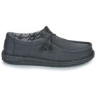 HEYDUDE Wally Canvas Nero - Slip on Uomo - 2