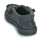 HEYDUDE Wally Canvas Nero - Slip on Uomo - 5