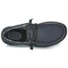 HEYDUDE Wally Canvas Nero - Slip on Uomo - 6