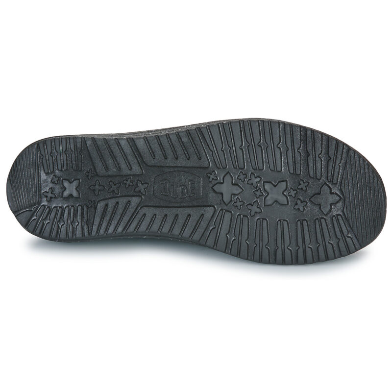 HEYDUDE Wally Canvas Nero - Slip on Uomo - 7