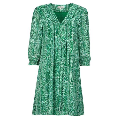 Abito corto Donna Freeman T.Porter JUNA TIGREA in verde, caratterizzato da un design elegante e alla moda, ideale per occasioni speciali o uscite informali. Realizzato con materiali di alta qualità, offre comfort e stile. Perfetto da abbinare con sandali o tacchi alti per un look sofisticato e moderno. Bestseller della stagione, un must-have nel guardaroba femminile.