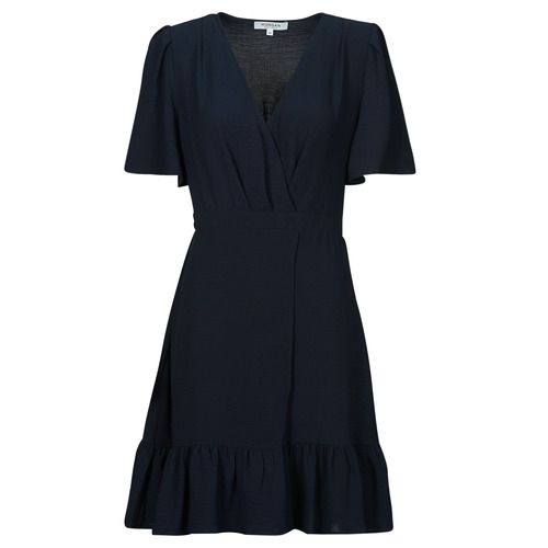 Abito corto RANIL Marine di Morgan per donna, elegante e alla moda, ideale per occasioni speciali o eventi estivi. Realizzato con tessuti di alta qualità, questo vestito presenta un design moderno e femminile, perfetto per esaltare la figura. Disponibile in blu marino, è un must-have per il guardaroba delle donne che amano distinguersi con stile.