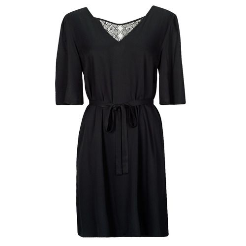 Abito corto nero per donna Vila VISOMMI, elegante e alla moda, ideale per ogni occasione. Realizzato con un design sofisticato, perfetto per outfit da giorno o serate speciali. Scegli il comfort e lo stile con questo versatile abito corto.
