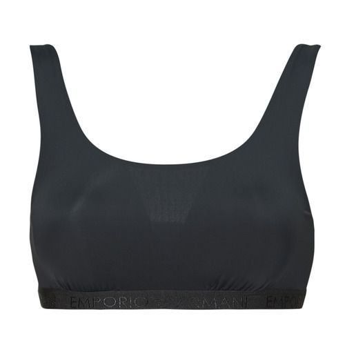 Brassiere Emporio Armani ALL OVER LOGO MESH BRALETTE Nero per donna, elegante e alla moda, realizzato in morbido tessuto mesh con logo distintivo. Perfetto per un comfort quotidiano e un look sofisticato. Ideale da indossare sotto qualsiasi outfit, combina stile e funzionalità. Acquista ora per un tocco di classe nel tuo guardaroba!