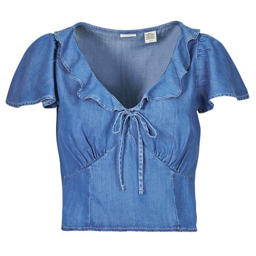 Blusa Donna Levi's MYLENE in blu, elegante e alla moda, ideale per ogni occasione. Realizzata con materiali di alta qualità, questa camicetta è perfetta per completare il tuo look. Acquista ora e scopri il comfort e lo stile unico della MYLENE BLOUSE.