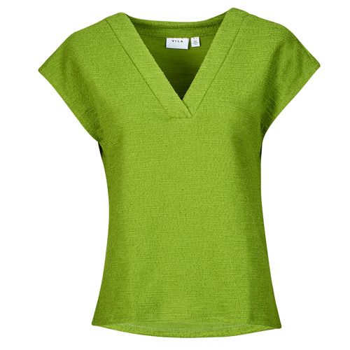 Camicetta Donna Vila VIAMY Verde - Elegante e alla moda, questa camicetta verde è perfetta per ogni occasione. Realizzata con materiali di alta qualità, offre comfort e stile. Ideale per abbinamenti casual o chic, è un must-have per il guardaroba femminile. Acquista ora e rivitalizza il tuo look con la Camicetta Vila VIAMY!