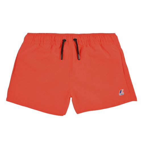 Costume Bermuda da spiaggia ragazzo K-Way P. LE VRAI OLIVIER FLUO Rosso, ideale per l'estate. Realizzato in materiale leggero e resistente, perfetto per il mare e la piscina. Design vivace e alla moda, adatto per giovani amanti dell'outdoor. Acquista ora il tuo costume K-Way per un look estivo alla moda!