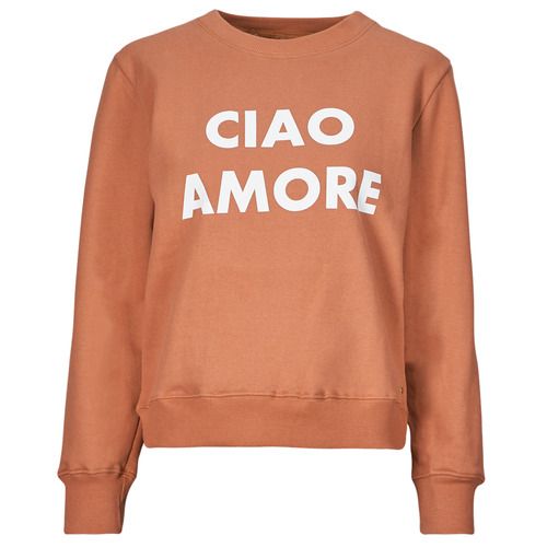 Felpa Betty London BELMI Beige Donna, elegante e comfy, perfetta per il tempo libero. Realizzata in morbido materiale, offre un look alla moda e un comfort insuperabile. Ideale per abbinamenti casual, questa felpa è un must-have per ogni guardaroba femminile. Scopri lo stile unico della FELPA BELMI, disponibile ora per elevare il tuo outfit!